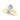 Bezel Set Marquise Solitaire Engagement Ring – Marquise Lab Diamond Engagement Ring in 18K Gold | Just Brilliant – side view