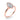 Bezel Set Marquise Solitaire Engagement Ring – Marquise Lab Diamond Engagement Ring in 18K Gold | Just Brilliant – view 12
