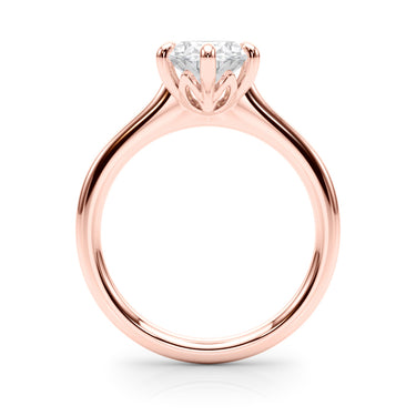 6-Prong Oval Solitaire Engagement Ring – Oval Lab Diamond Engagement Ring in 18K Gold | Just Brilliant – view 11