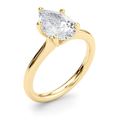Solitaire 7.5X5.25 Pear Shape – Pear-Shaped Lab Diamond Jewelry in 18K Gold | Just Brilliant – view 9