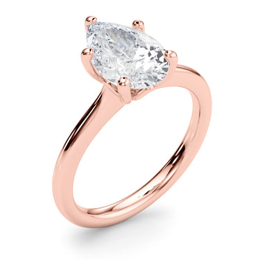 Solitaire 7.5X5.25 Pear Shape – Pear-Shaped Lab Diamond Jewelry in 18K Gold | Just Brilliant – view 13