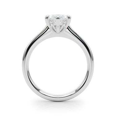 Solitaire Marquise Engagement Ring – Marquise Lab Diamond Engagement Ring in 18K Gold | Just Brilliant – detail view