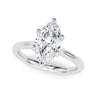 Solitaire Marquise Engagement Ring – Marquise Lab Diamond Engagement Ring in 18K Gold | Just Brilliant