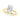 6-Prong Solitaire Emerald Cut Engagement Ring – Emerald Cut Emerald Engagement Ring in 18K Gold | Just Brilliant – angle view
