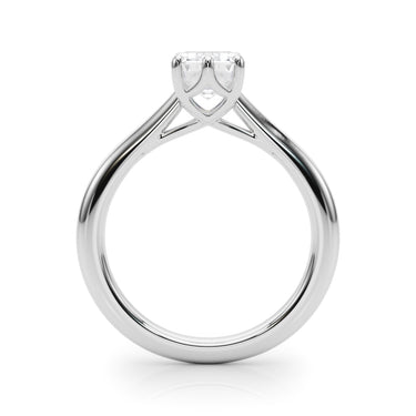 6-Prong Solitaire Emerald Cut Engagement Ring – Emerald Cut Emerald Engagement Ring in 18K Gold | Just Brilliant – detail ...