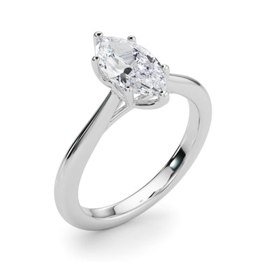 6-Prong Solitaire Marquise Engagement Ring – Marquise Lab Diamond Engagement Ring in 18K Gold | Just Brilliant – lifestyle...