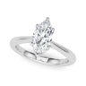 6-Prong Solitaire Marquise Engagement Ring – Marquise Lab Diamond Engagement Ring in 18K Gold | Just Brilliant