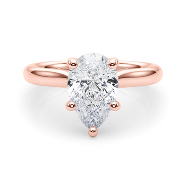Solitaire Pear Shape – Pear-Shaped Lab Diamond Jewelry in 18K Gold | Just Brilliant – view 12