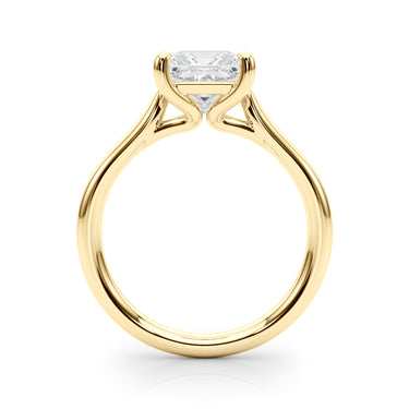 Solitaire Princess Cut Engagement Ring – Princess Cut Lab Diamond Engagement Ring in 18K Gold | Just Brilliant – view 7