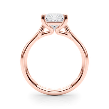 Solitaire Princess Cut Engagement Ring – Princess Cut Lab Diamond Engagement Ring in 18K Gold | Just Brilliant – view 11