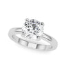 Round Solitaire Engagement Ring – Radiant Lab Diamond Engagement Ring in 18K Gold | Just Brilliant