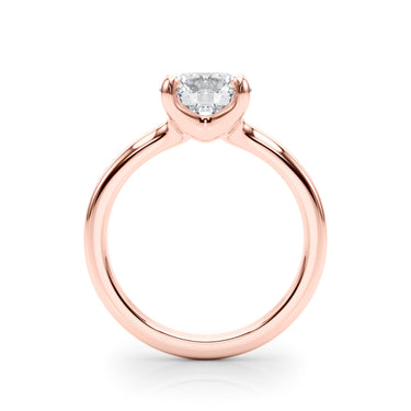 Round Solitaire Engagement Ring – Round Lab Diamond Engagement Ring in 18K Gold | Just Brilliant – view 11