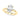 Solitaire Oval Engagement Ring – Oval Lab Diamond Engagement Ring in 18K Gold | Just Brilliant – angle view