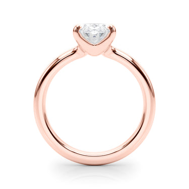 Solitaire Oval Engagement Ring – Oval Lab Diamond Engagement Ring in 18K Gold | Just Brilliant – view 11