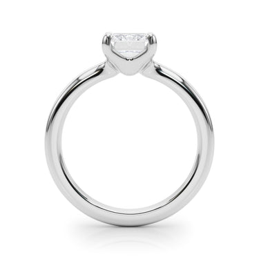 Solitaire Emerald Cut – Emerald Cut Emerald Jewelry in 18K Gold | Just Brilliant – detail view