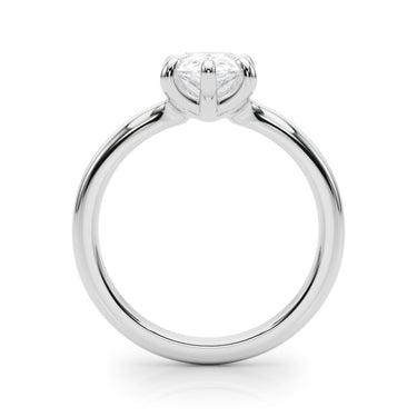 Solitaire Pear Shape – Pear-Shaped Lab Diamond Jewelry in 18K Gold | Just Brilliant – detail view