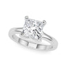 Solitaire Princess Cut Engagement Ring – Princess Cut Lab Diamond Engagement Ring in 18K Gold | Just Brilliant