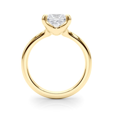 Solitaire Princess Cut Engagement Ring – Princess Cut Lab Diamond Engagement Ring in 18K Gold | Just Brilliant – view 7