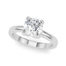 Solitaire Cushion Engagement Ring – Cushion Lab Diamond Engagement Ring in 18K Gold | Just Brilliant