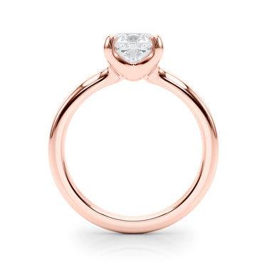 Solitaire Cushion Engagement Ring – Cushion Lab Diamond Engagement Ring in 18K Gold | Just Brilliant – view 11