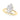 Double Hidden Halo Marquise Engagement Ring – Marquise Lab Diamond Engagement Ring in 18K Gold | Just Brilliant – angle view
