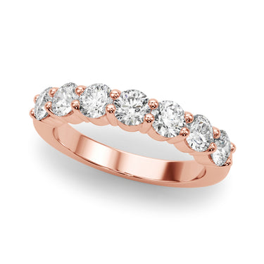 7-Stone Shared Prong Wedding Band – Lab Diamond Wedding Band in 18K Gold | Just Brilliant – view 11