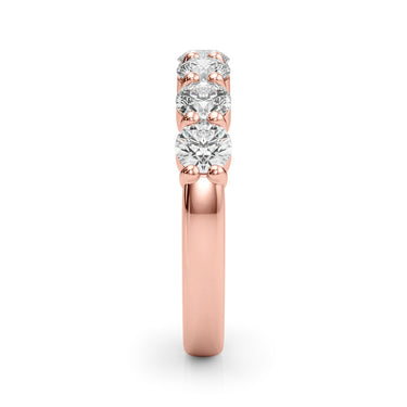 7-Stone Shared Prong Wedding Band – Lab Diamond Wedding Band in 18K Gold | Just Brilliant – view 15
