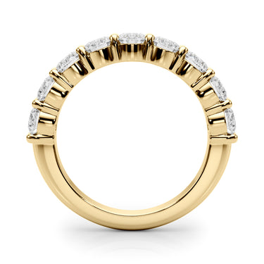 9-Stone Shared Prong Wedding Band – Lab Diamond Wedding Band in 18K Gold | Just Brilliant – view 7