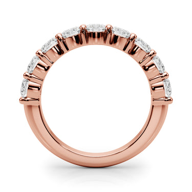 9-Stone Shared Prong Wedding Band – Lab Diamond Wedding Band in 18K Gold | Just Brilliant – view 12