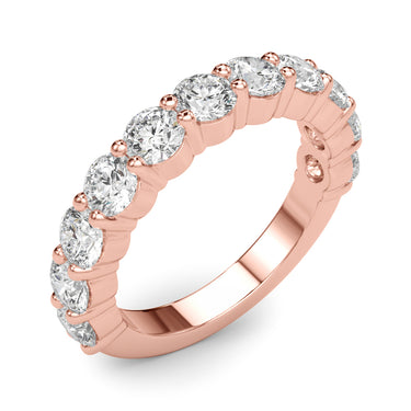 11-Stone Shared Prong Wedding Band – Lab Diamond Wedding Band in 18K Gold | Just Brilliant – view 14
