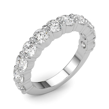 11-Stone Shared Prong Wedding Band – Lab Diamond Wedding Band in 18K Gold | Just Brilliant – lifestyle view