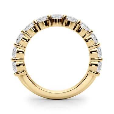 11-Stone Shared Prong Wedding Band – Lab Diamond Wedding Band in 18K Gold | Just Brilliant – view 7