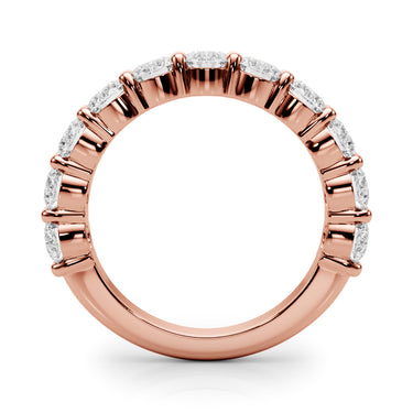 11-Stone Shared Prong Wedding Band – Lab Diamond Wedding Band in 18K Gold | Just Brilliant – view 12