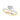 Hidden Halo Round Engagement Ring – Round Lab Diamond Engagement Ring in 18K Gold | Just Brilliant – angle view