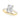 Engagement Rings Em Center – Lab Diamond Engagement Ring in 18K Gold | Just Brilliant – angle view