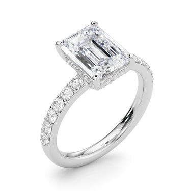 Engagement Rings Em Center – Lab Diamond Engagement Ring in 18K Gold | Just Brilliant – lifestyle view