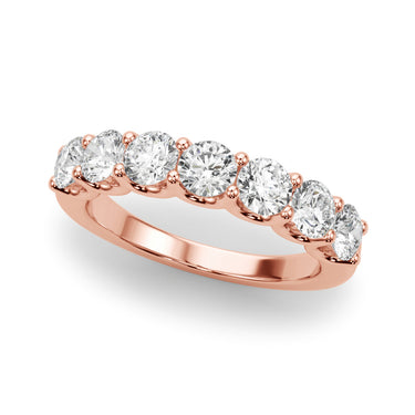 Shared U-Prong Band – Lab Diamond Band in 18K Gold | Just Brilliant – view 11