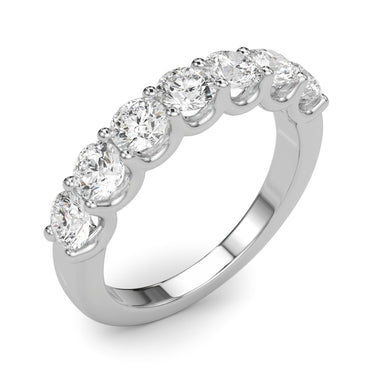 Shared U-Prong Band – Lab Diamond Band in 18K Gold | Just Brilliant – lifestyle view