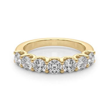 Shared U-Prong Band – Lab Diamond Band in 18K Gold | Just Brilliant – view 8