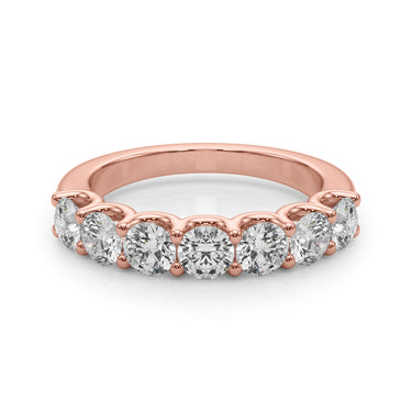 Shared U-Prong Band – Lab Diamond Band in 18K Gold | Just Brilliant – view 13