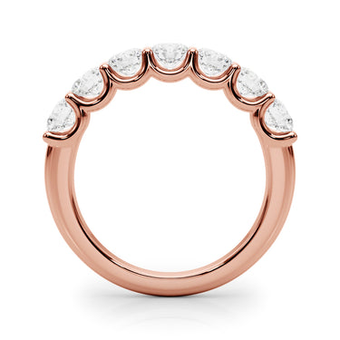 Shared U-Prong Band – Lab Diamond Band in 18K Gold | Just Brilliant – view 12