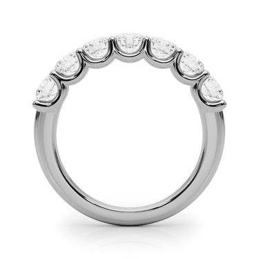 Shared U-Prong Band – Lab Diamond Band in 18K Gold | Just Brilliant – detail view