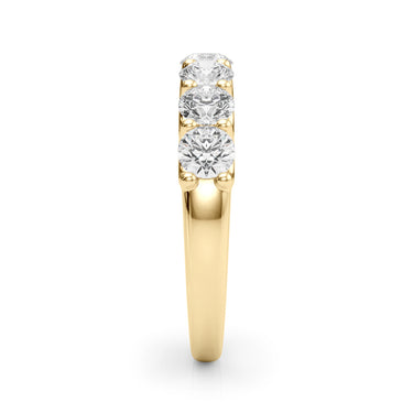 Shared U-Prong Band – Lab Diamond Band in 18K Gold | Just Brilliant – view 10