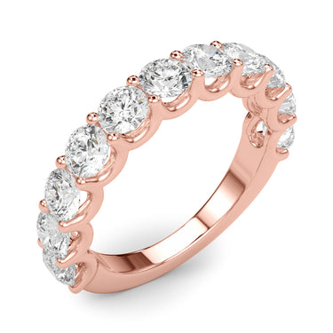 U-Prong Wedding Band – Lab Diamond Wedding Band in 18K Gold | Just Brilliant – view 14