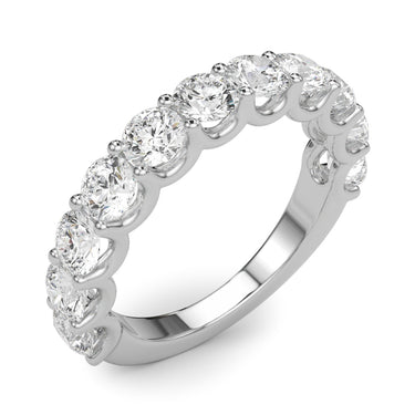 U-Prong Wedding Band – Lab Diamond Wedding Band in 18K Gold | Just Brilliant – lifestyle view