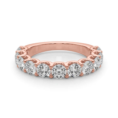 U-Prong Wedding Band – Lab Diamond Wedding Band in 18K Gold | Just Brilliant – view 13
