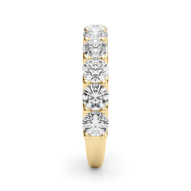 U-Prong Wedding Band – Lab Diamond Wedding Band in 18K Gold | Just Brilliant – view 10