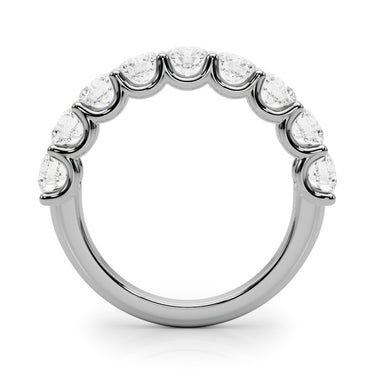 U-Prong Wedding Band – Lab Diamond Wedding Band in 18K Gold | Just Brilliant – detail view