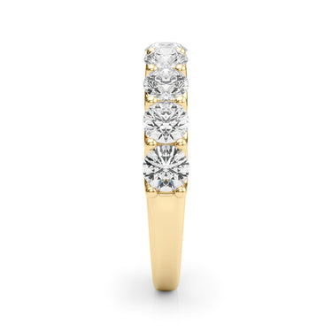 U-Prong Wedding Band – Lab Diamond Wedding Band in 18K Gold | Just Brilliant – view 10