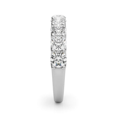 U-Prong Wedding Band – Lab Diamond Wedding Band in 18K Gold | Just Brilliant – side view